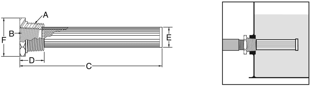 Stauff_Filter_Suction Strainer_NPT_TMF_Dwg