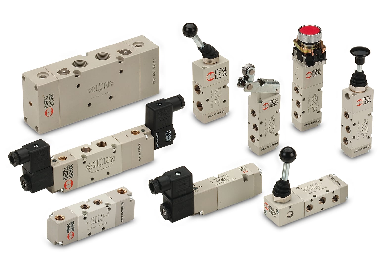 Metal Work Pneumatic - Metal Work Series 70 Valves - Womack Product